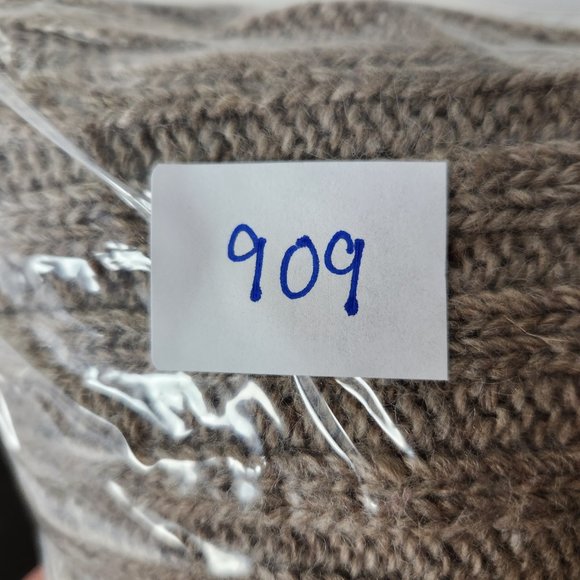 Vintage Mens Wool Blend Rib Knit Mock Neck Chunky Oversized Sweater Size Medium - Picture 10 of 10